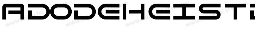 adodeheistd regular字体转换